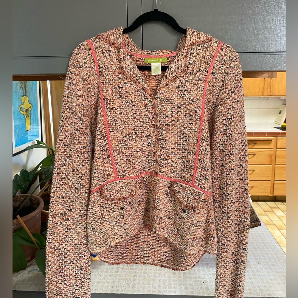 Women’s Large Sigrid Olsen knitted jacket